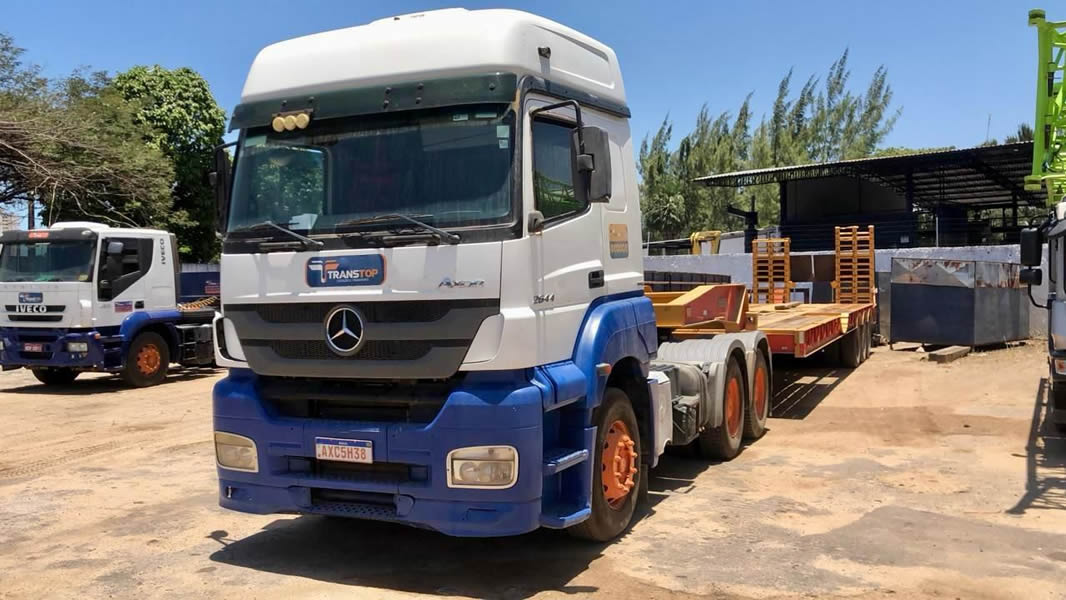 Conjunto transportador prancha de 3 eixos